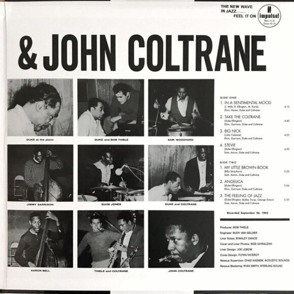 Duke Ellington & John Coltrane – Duke Ellington & John Coltrane (2022) New - Picture 3 of 4